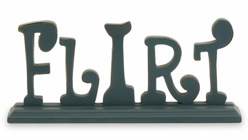 Fun Carved Word Signs (Set of 6) - IMAX - 87148-6