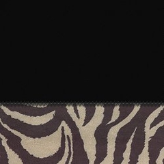 Futon Cover in Coal + Zebra - Full Size L.X.E. Solid/Poly-Suede with 2 FREE 18" Pillows - 33-1804-4006