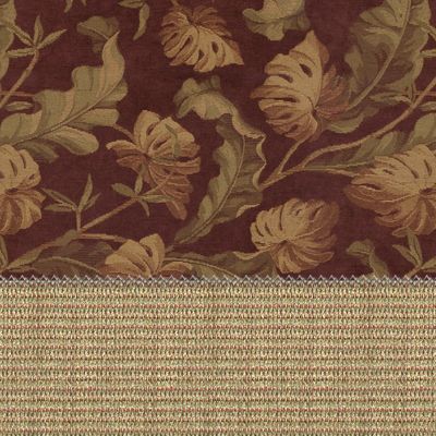Futon Cover in Tanagra Redwood - Full Size LUXE Wovens Floral with 2 FREE 18