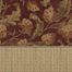 Futon Cover in Tanagra Redwood - Full Size LUXE Wovens Floral with 2 FREE 18" Pillows - 33-2804-574