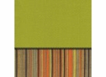 Futon Cover - Palm + Tango Stripe L.X.E. Solid/Poly-Suede
