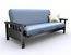 Futon Frame - Full Size Mission Metal Futon in Black - 35-2514-050