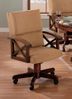 Game Chair in Cherry / Walnut with Black Accents - Coaster