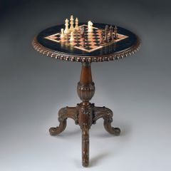 Game Table with Veneer Chess Board Top - Butler Furniture - BT-2345070