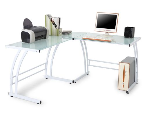 Gamma L-Shaped Workstation - LumiSource - OFD-TM-BITDBL W