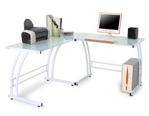 Gamma L-Shaped Workstation - LumiSource - OFD-TM-BITDBL W