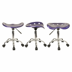 Garage Stool - Stool in Deep Blue - LF-214A-DEEPBLUE-GG