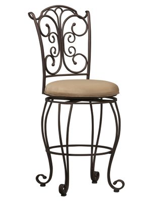 Gathered Back Counter Stool 24