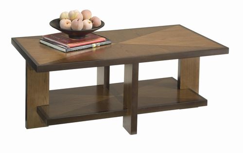 Geo Coffee Table in Walnut - Home Styles - 5539-21