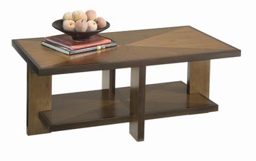 Geo Coffee Table in Walnut - Home Styles - 5539-21