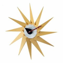 George Nelson Boutique Metal Turbine Clock - 1221-20