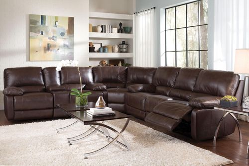 Geri Transitional Six Seat Sectional Sofa - 600021S