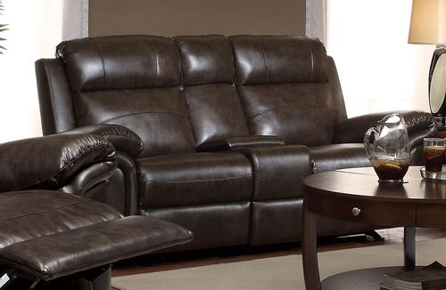 Gideon Transitional Styled Reclining Motion Loveseat - 601042