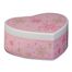 Girl's Glitter-Daisy Heart-Shaped Musical Ballerina Jewelry Box - Ruby - Jewelry Boxes by Mele - 00802S11M