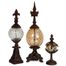 Glass and Metal Finials (Set of 3) - IMAX - 60600-3