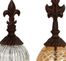Glass and Metal Finials (Set of 3) - IMAX - 60600-3
