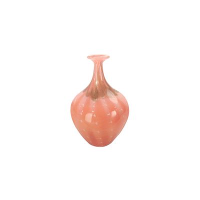 Glass Salmon Vase - Dale Tiffany