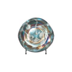 Glass Seaside Heights Charger with Stand - Dale Tiffany