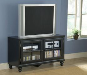 Grand Bay 48" Entertainment Console in Black - Hillsdale Furniture - 6123-885W