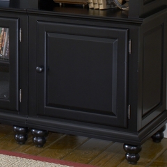 Grand Bay Small Entertainment Wall Unit in Black - Hillsdale Furniture - 6123SEC