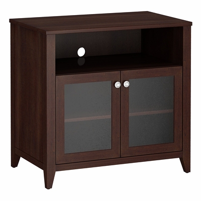 Grand Expressions Tall TV Stand in Warm Molasses - Kathy Ireland