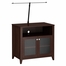 Grand Expressions Tall TV Stand in Warm Molasses - Kathy Ireland