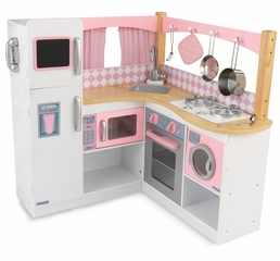Grand Gourmet Corner Kitchen - KidKraft Furniture - 53185