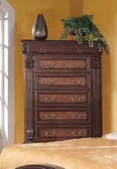 Grand Prado Tall Chest in Brown Cherry - 202205