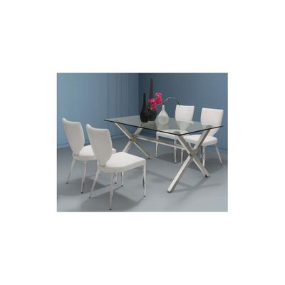 Graphite 5pc Dining Table Set - Zuo