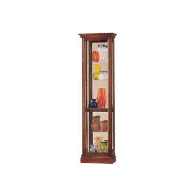 Gregory Curio Cabinet in Windsor Cherry - Howard Miller