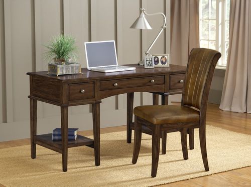 Gresham Desk And Chair Set in Cherry - Hillsdale Furniture - 4379GD