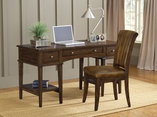 Gresham Desk And Chair Set in Cherry - Hillsdale Furniture - 4379GD