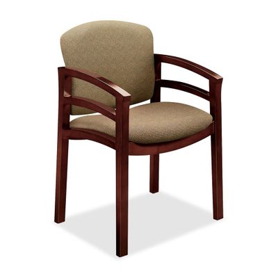Guest Chair - Mahogany/Oatmeal - HON2112NBE16