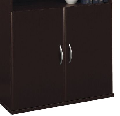 Half Height Door Kit (2 Doors) - Series C Mocha Cherry Collection - Bush Office Furniture - WC12911