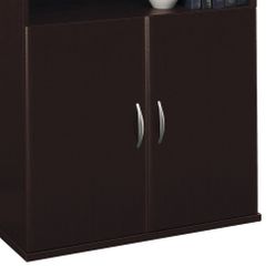 Half Height Door Kit (2 Doors) - Series C Mocha Cherry Collection - Bush Office Furniture - WC12911