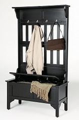 Hall Tree and Storage Bench - 5650-49