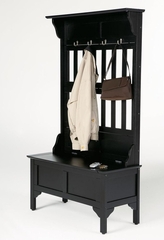 Hall Tree and Storage Bench - 5650-49