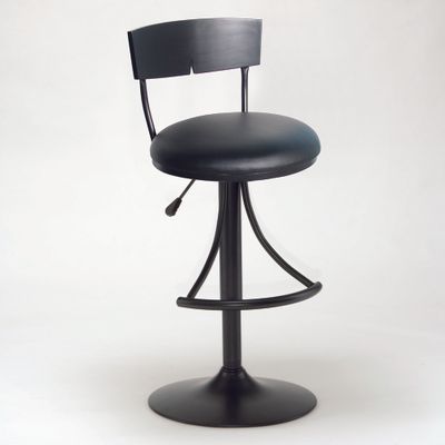 Halley Adjustable Stool in Black - Hillsdale Furniture - 63681