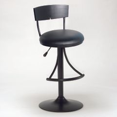 Halley Adjustable Stool in Black - Hillsdale Furniture - 63681