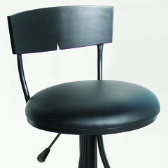 Halley Adjustable Stool in Black - Hillsdale Furniture - 63681