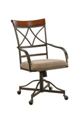 Hamilton Swivel-Tilt Dining Chair on Casters - 2 pcs in 1 carton - Powell Furniture - 697-435