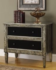 Hand Painted Cabinet with 2 Drawers - 950229