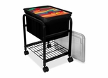 Hanging File Sorting Cart - Black - INN55805