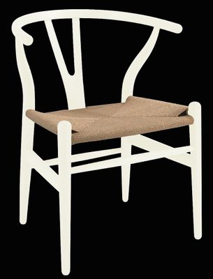 Hans Wegner Wishbone Chair in White - DC-541-WHITE