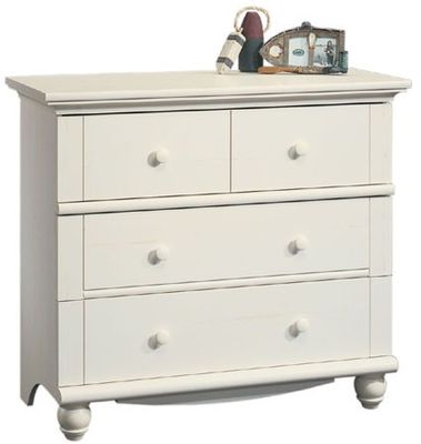 Harbor View 3-Drawer Chest Antique White - Sauder Furniture - 158013