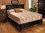 Harbortown King Size Platform Bed in Black Vinyl - Hillsdale Furniture - 1610BKR