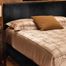 Harbortown King Size Platform Bed in Black Vinyl - Hillsdale Furniture - 1610BKR