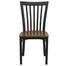 HERCULES Black Schoolhouse Back Metal Chair with Cherry Wood Seat - XU-DG6Q4BSCH-CHYW-GG