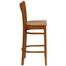 HERCULES Cherry Finished Lattice Back Wood Bar Stool - XU-DGW0015BARLAT-CHY-GG