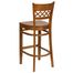 HERCULES Cherry Finished Lattice Back Wood Bar Stool - XU-DGW0015BARLAT-CHY-GG